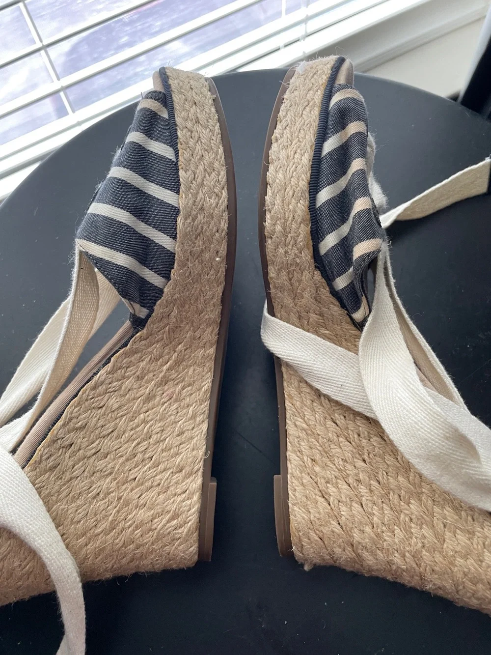 Sperry's Navy & White Stripe Palm Beach Espadrille